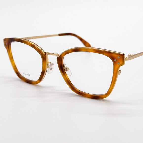 NEW CELINE CL 50002U 055 WOMEN LIGHT HAVANA EYEGLASSES CELINE CL50002U 055 - Picture 9 of 12